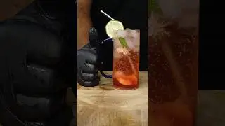 Summer Refreshing Strawberry Mint Mojito Perfection.#shorts #youtubeshorts #strawberry #mojito #asmr