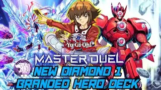 NEW DIAMOND 1 BRANDED HERO DECK SEASON 12 [Yu-Gi-Oh Master Duel]