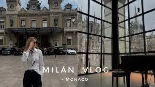 Неделя со мной в МИЛАНЕ + МОНАКО (работа, музеи, еда, кастинги…) VLOG ☕️🥐