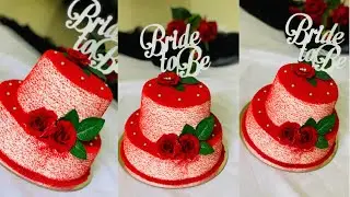 എളുപ്പത്തിൽ two tier റെഡ് വെൽവെറ്റ് കേക്ക്||red velvet cake recipe in Malayalam||1kg red velvet