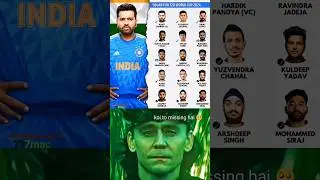 koi to missing h 😫 #t20worldcup2024 #worldcup #indiaplaying11