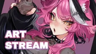 【 ART Big cat means big trouble | Yapping and Softness overload!