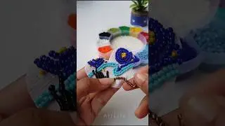 DIY brooch🎀@BeadsnFashioncom #diy #nehuarts_ #diybrooch  #shorts