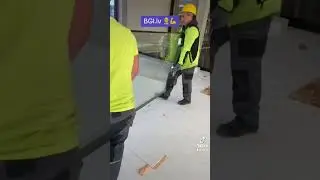 Unloading and Glazing Windows in Action