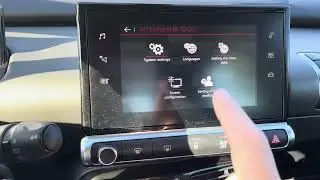 Как изменить язык Citroen C4