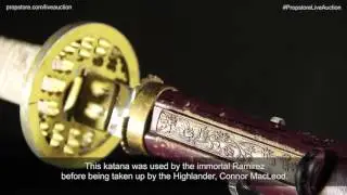 Lot 225 - HIGHLANDER (1986) - Ramirez's (Sean Connery) Katana