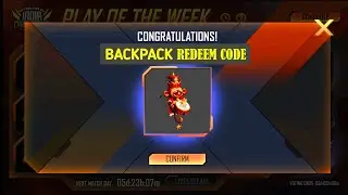 Play Of The Week Event Right Answer Week 3 Free Fire | Free Backpack Skin Free Fire