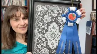 Flosstube  #85: Stitching and Episode 4 of My Needlework Loves - Whitework