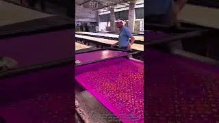 Traditional screen printing tool for ethnic fabric patterns
