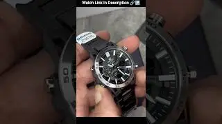 Edifice Casio Tough Solar Luxury Men's Watch #luxurywatchesformen #elegantwatches #casio #edifice