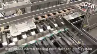 High-Speed, All-Servo Horizontal Cartoner from PMI Cartoning