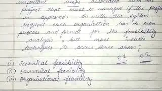 Feasibility Study and its types 🤔 |Key points 👈 | SSAD