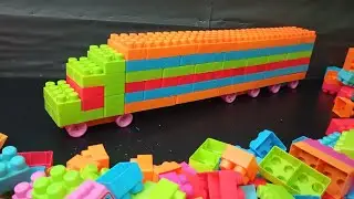 Satisfying DIY Long Car Build | ASMR Building Blocks #buildingblocks SHIRINA TOYS