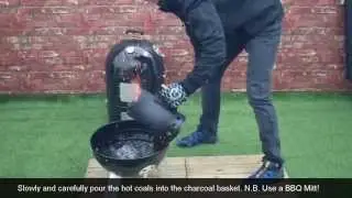 Using a Charcoal Starter.