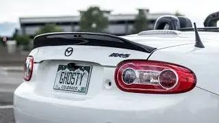 Carbon Miata PRHT Spoiler and Wrap | NC Miata