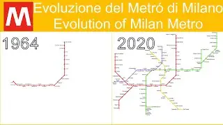 Evoluzione della Metropolitana di Milano (1964→2020)