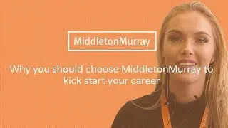 Why you should choose MiddletonMurray to kick start your career