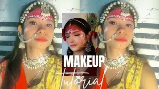 Mata rukhmani makeup tutorial @trendygirl #rukhmani #meakuplook #radharani 