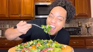 My Girlfriend Doesn’t Know I Have a Son (Viewer Topic) | HUGE SALAD MUKBANG