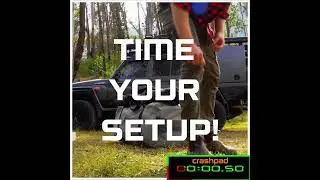 Time Your Setup | Crashpad Swag & Stretcher Setup