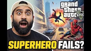 Superhero CHAOS in GTA 5 | Funny Fails Compilation #1