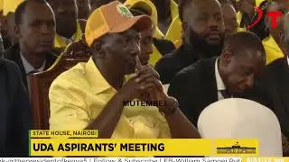 THAOUSANDS OF UDA ASPIRANTS IN STATE HOUSE!!