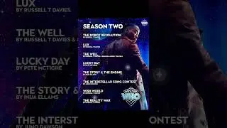 👉 Doctor Who Series Two Titles - Fifteenth Doctor - Ncuti Gatwa