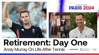 Andy Murray’s first interview following his retirement from tennis 😢 | #Paris2024 #Olympics