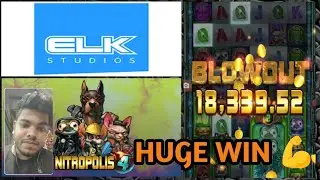 NITROPOLIS 4 HUGE WIN 49999 RS IN ONE SHOT #casino  #stake