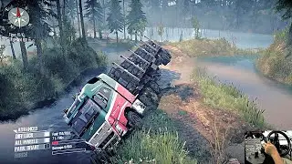 Mudroad Too Narrow & Slippery For Log Carrier