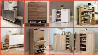 Latest Wooden Shoe Rack Design | Modern Shoe Storage Ideas 