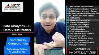 Admission open in MBA in Data Analytics & Visualization 2021-22 Session
