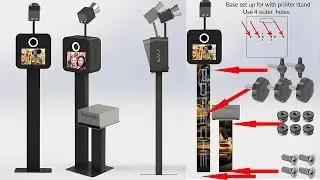 DSLR Photo Booth How to Set Up With Printer Stand