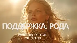 Поющие аффирмации  ✨ ПЕСНЯ-ПРИЗЫВ ПОДДЕРЖКИ РОДА И ПОТОКА КЛИЕНТОВ ✨