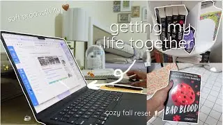 getting my life together BEFORE burnout | fall reset & productivity system 🍁