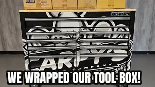 Wrapping a Yukon Tool Box from Harbor Freight 