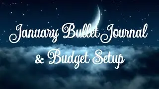 January Budget Setup ❄️ Plan with Me in my Bullet Journal for January ❄️