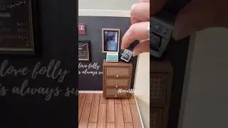 ASMR Organize with me: miniature Coffee shop #toytok #rolife #diyminiature