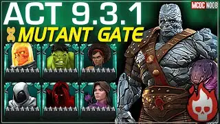MCOC: Акт 9.3.1 Врата мутантов — босс KORG — сентябрь 2025 г.