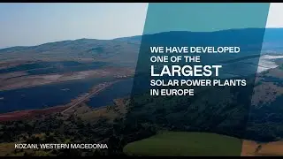 The solar power plant of HELLENIC PETROLEUM Group in Kozani