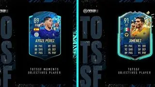 Claiming P&eacute;rez & Jim&eacute;nez Objective Cards Fifa 20