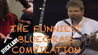The Funniest Bluegrass Music Compilation! Bluegrass Memed Downbeat and Banjo Rake Cutaways Part 1