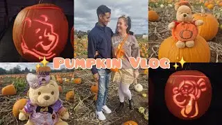 Trip To The Pumpkin Patch 🎃🧡| Winnie The Pooh Pumpkin Carving