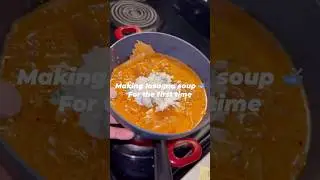 Trying/ making Lasagna soup for the first time #lasagnasoup #dinneridea #cooking