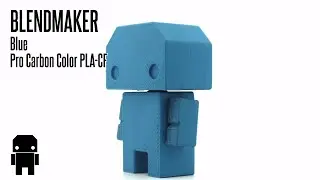 931 BLENDMAKER Blue Pro Carbon Color PLA-CF | 3D printed sample | #FilaMODE