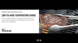 Portable Gas Grilling Freedom: Take the Weber Traveler Black with You Everywhere
