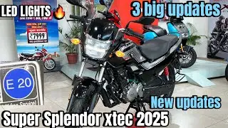 Hero New Super Splendor Xtec125cc Led light 2025 New model|big updates 🔥On road price