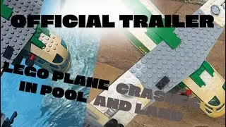 Plane Crashes In Pool and Land: Official Trailer @supsnail #plane #planecrash #legoplane #lego