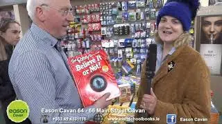 Pacelli Lynch EASON Cavan talks about their Christmas Book Collection and Christmas Gifts