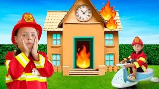 Rescue Fun! Naomi & David Become Brave Police and Fire Heroes
